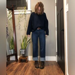 Old Navy extra high rise sky high wide leg jeans